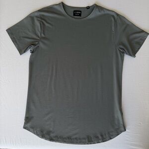Cuts Clothing - Men's L Pyca Pro Crewneck T-Shirt in Olive Gray